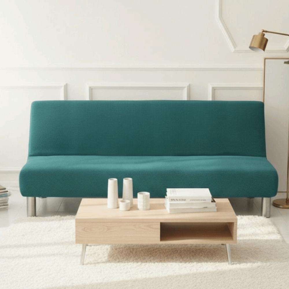 Removable Futon Sofa Cover Elastic Bench Cover Household Armless Sofa Slipcover Home