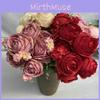 European Wedding Hall Flower Material With Faux Rose For Restaurant Decor