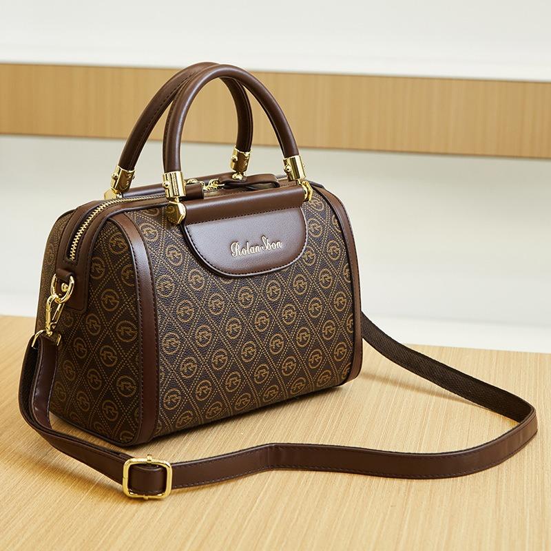 New Trendy Large-capacity Retro Bag Popular Women's Bag Fashion Printed Handbag Shoulder Bag