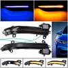 Black LED Dynamic Turn Signal Light Side Mirror Flashing Light for BMW 1 2 3 4 X1 M Series F20 F30 F31 F32 F33 F34 F36 E84 i3