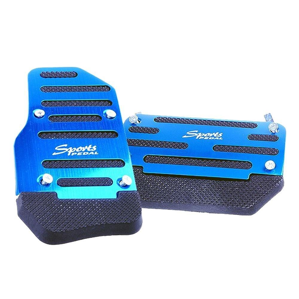 3pcs/2pcs Car Auto Vehicle Non-slip Pedal Foot Treadle Cover Pad Aluminium