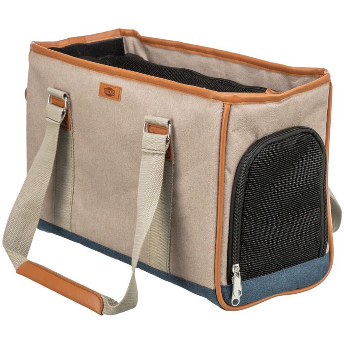 Sac De Transport - TRIXIE - Elisa - Beige - Polyester - Pour Chien Moyen