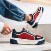 Fashion Fashion Trend Casual Shoes for Men Spring 2025 Low Top Thick Sole Height Increasing Lightweight Leisure Lace Up Chunky sneakers