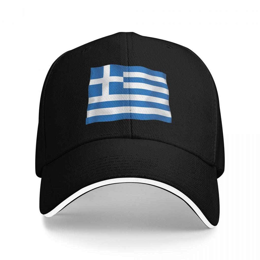 Wappen Griechenlands Länderflagge Team Baseballkappen Snapback Baseballmützen Atmungsaktiv Lässig Kappe Outdoor für Männer und Frauen