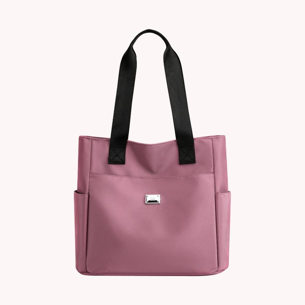 Ladies Tote Bags Nylon Female Hand Bag Multi-Pockets Large Capacity Casual Fashion Portable Simple Elegant for Weekend Vacation
