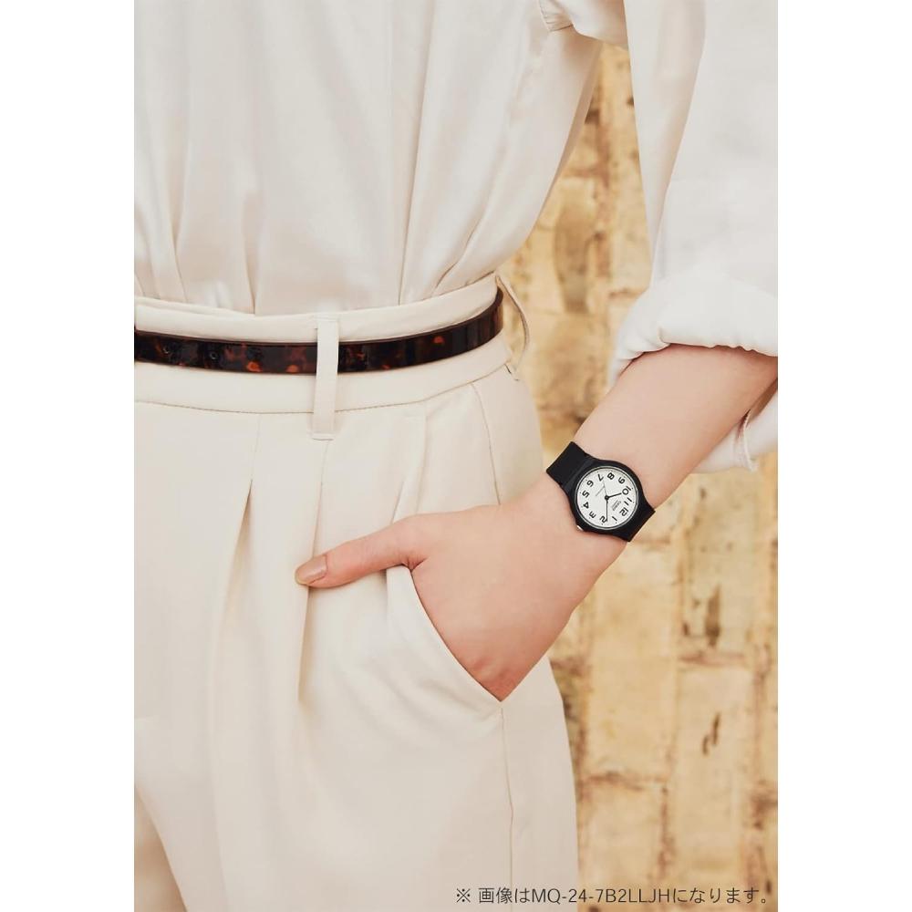 CaSio [CaSio] Watch CaSio Collection [domeStic Genuine] Mq 24 7blljh Men S Black Black White  Small letterS 