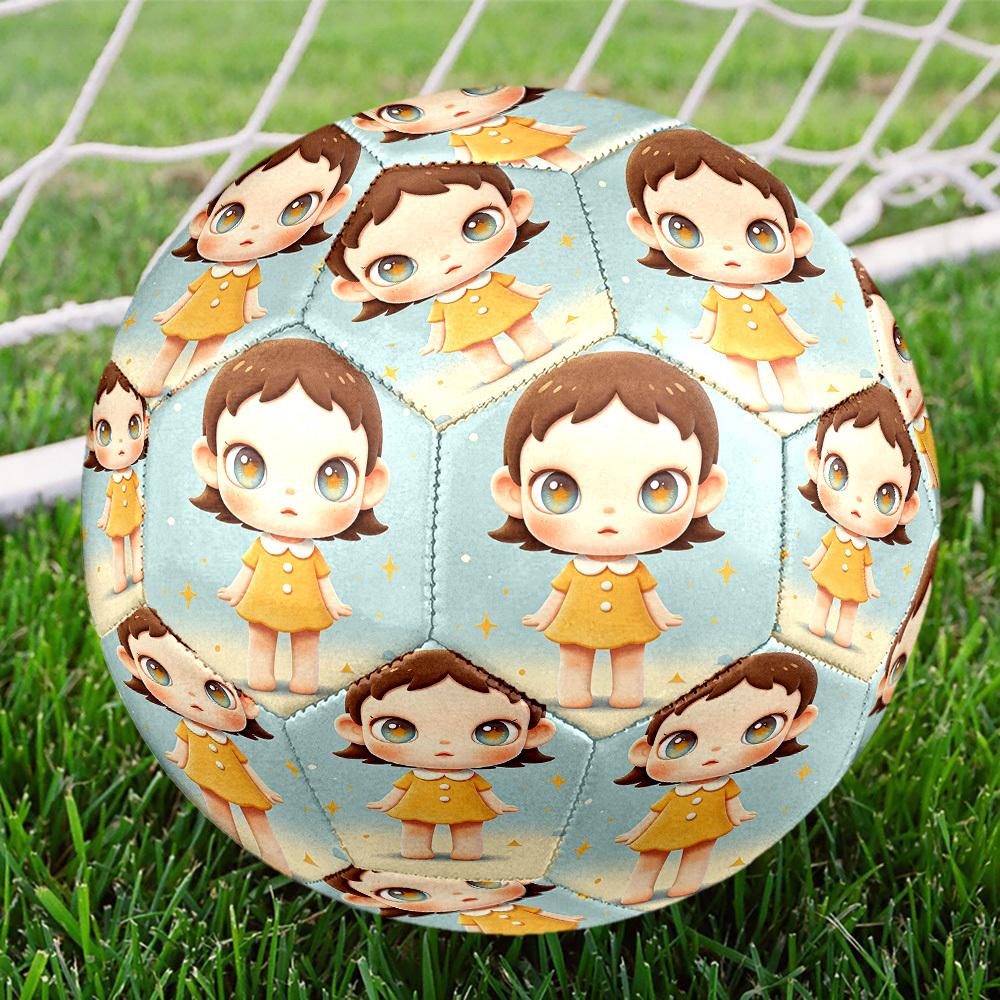 1pc Starry Night Dream Themed Soccer Ball, Size 5, Lightweight PVC Material, Outdoor Training Soccer Ball Gift. q62213