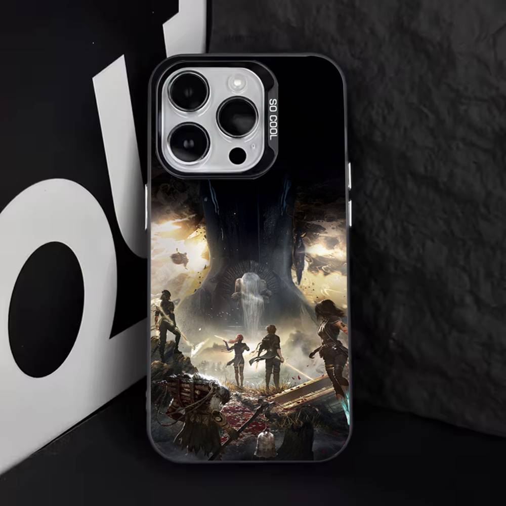 C-Clair Obscur Expedition 33 Phone Case For iPhone 16,15,14,13,12,11,8,7,Pro,Max,Plus,Mini,XS,SE Anti Fall Black Matte Hard