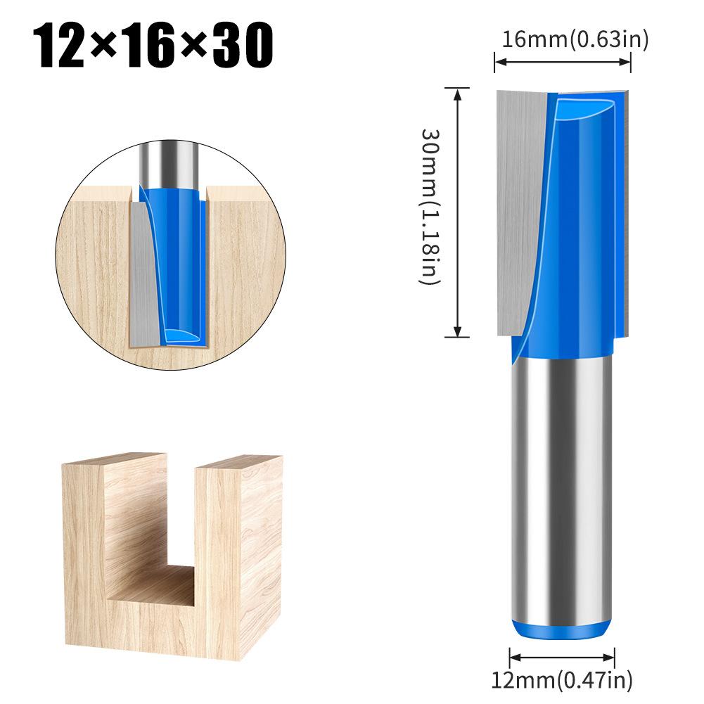 Extended Bottom Cleaning Cutter Diameter 10,16 Trimming Cutter Woodworking Milling Cutter Bakelite Milling Cutter Keyhole Opening Straight Knife