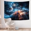 Riyidecor Galaxy Nebula Tapestry 59Wx51H Inch Outer Space Blue Starry Sky Night Fantasy Cosmic Universe Solar System Mystical Wall Hanging for Kids