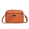 New Women's Bag with Diamond Embroidered Thread  PU Small Square Bag Shoulder Bag  Fashionable and Versatile Round Crossbody Bag