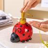 Decorative Bathroom Lotion Dispensers Refillable Lemon Mushroom Pump Bottle Dish Liquid