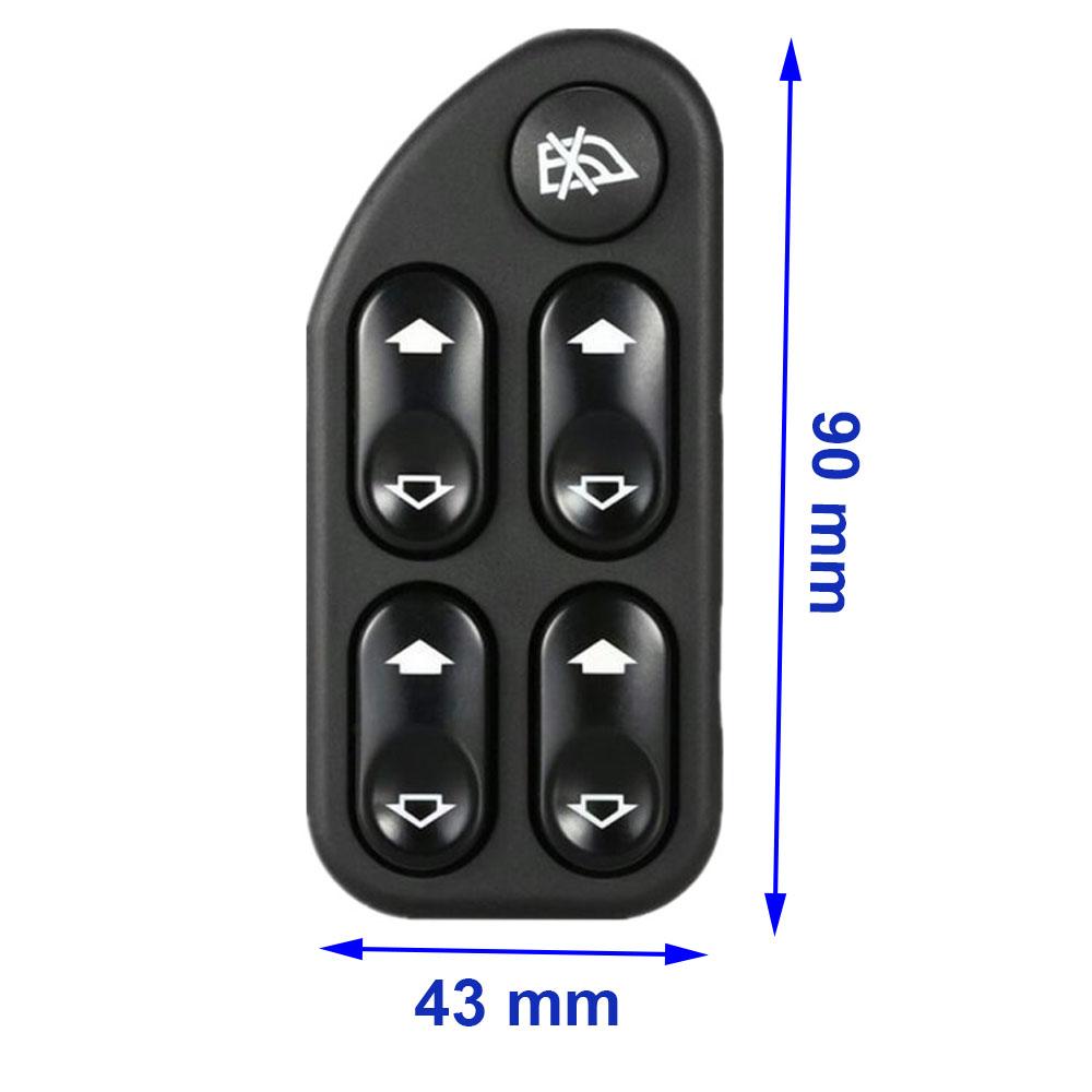 Power Window Control Switch Glass Lifter 256514529CB Window Lifter Switch For Ford