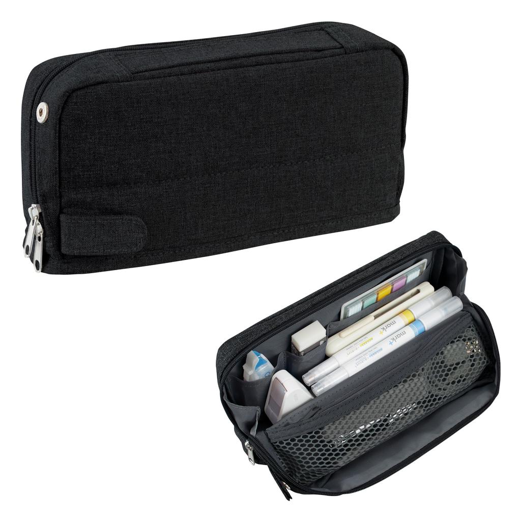 KOKUYO Pencil Pencil Large Wide Easy To Take Kabako Case, Case, Capacity, Open, Out, Organized, F-VBF261D