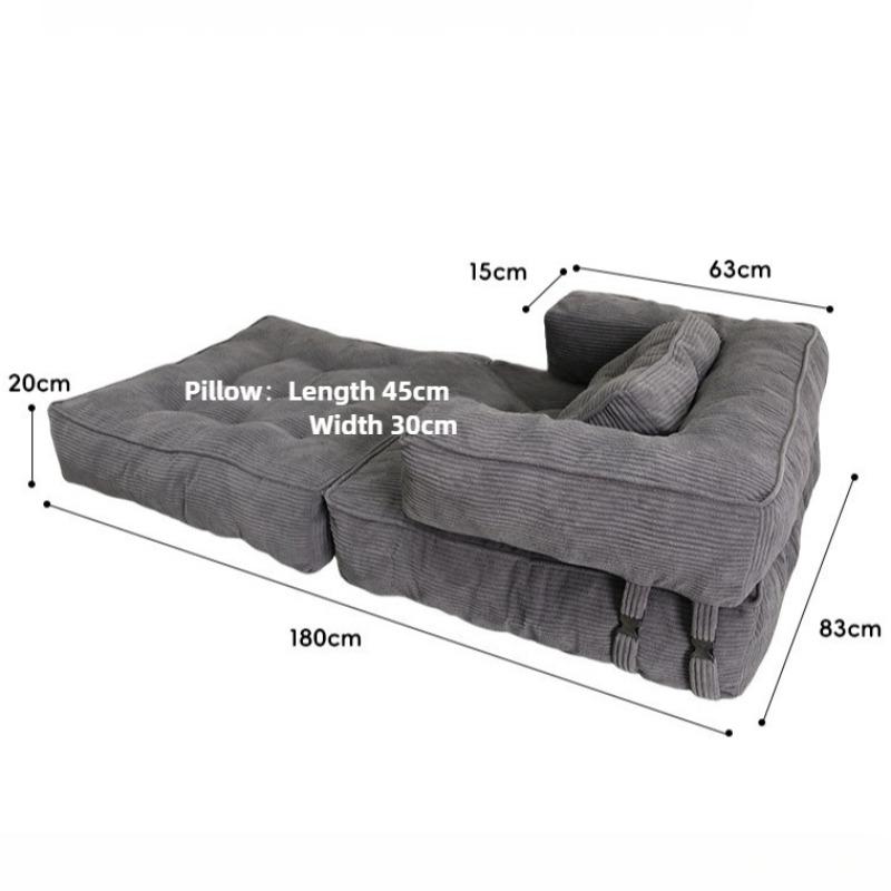 

Folding Compression Sofa Sponge Lazy Sofas Giant Individual Sofa Modern Comfortable Living Room Sofas Aesthetic Room Furniture серый