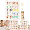Wooden Dinosaur Memory Matching Game For Kids Educational Brain Training Toys
