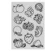 8pcs Fruit Vegetable Pattern Heat Shrink Sheet BOPS Shrink Plastic Sheets  DIY Pendant