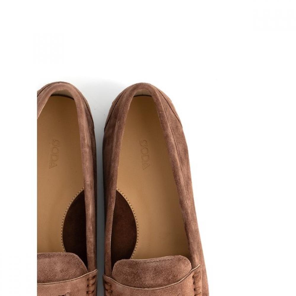 Soda Women S Semi caSual Suede Rubber Loafer Alf513 Da20  2cm 