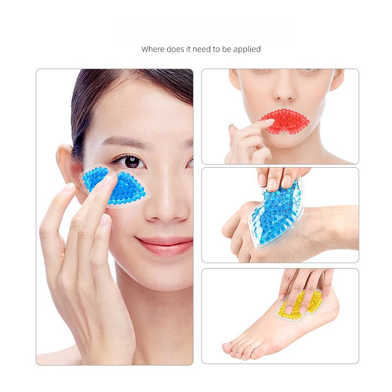 Macaron Lip-shaped Cool Ice Pack Mouth-shaped Gel Beads Ice Hot Compress Dual-purpose Reusable
