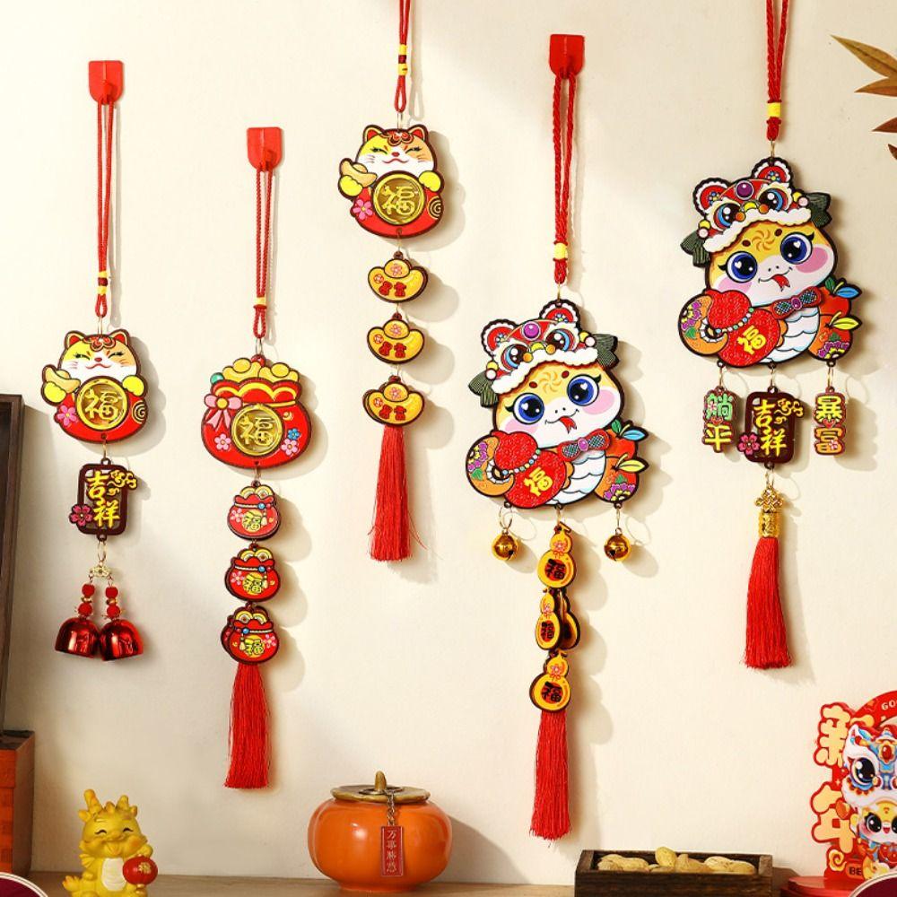 Traditional Spring Festival Door Decoration Paper New Year Hanging Ornaments  Wedding