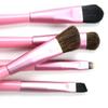 5PCS/Set Makeup Brushes Wood Handle Eye Shadow Brush Mujer Maquillajes Eyebrow Brush Cylindrical Small Pen Beauty Make Up Tool