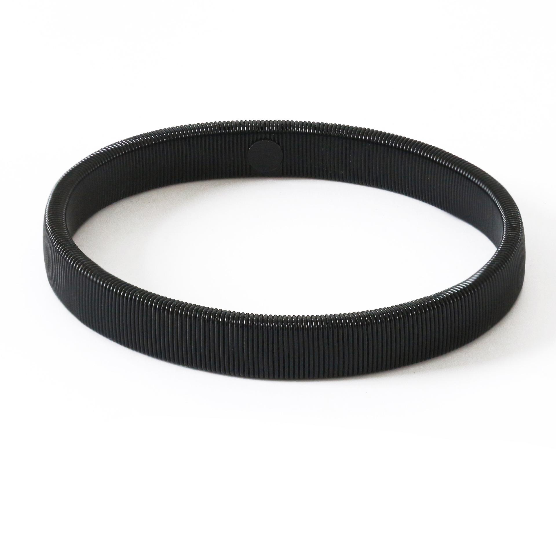 Men s Metal Spring Bracelet Arm Ring Elastic Sleeve Cuff Ring