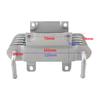 Mini Moto 125cc Motorcycle Oil Radiator Brazil Universal for KTM Honda Suzuki Kawasaki Pit Bike 6Row 8mm Aluminum Mini Motocross