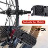 2x Bike Rear Pedals, Foot Peg,Non Slip,Replacement Footrest Pedals Folding for Mountain