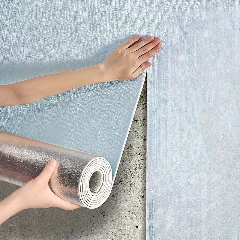 Self-Adhesive 3D Wall Panels, Thick Foam with Modern Texture - Sound & Heat Insulation for Bedroom, Living Room, TV Wall Decor