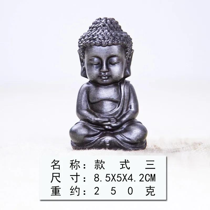 

Figure of The Buddha Cast Iron Ornament Home Office Desktop Decoration Handmade Crafts Attracting Wealth Statue of A God