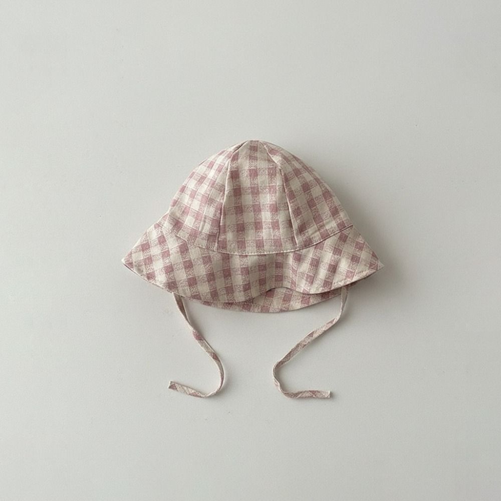 Korean Style Baby Fisherman Cap Cotton Kids Sunscreen Hat Kids Wide Brim Hat  for Kids Boy Girl