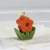 INS Flower Scented Wax Candle Korean Home Decoration Flower Ornament Fragrance Handmade Floret Candles Candlestick Decorations