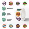500 Pictures/roll Roll Sticker Tape Cartoon Children's Reward Account Material Decorative Envelope Seal