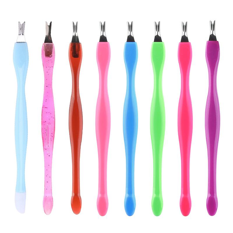 

10Pcs Dead Skin Remover Nail Art Fork Cuticle Remover Nipper Pusher Trimmer Stainless Steel Pedicure Nails Care Nail Tools