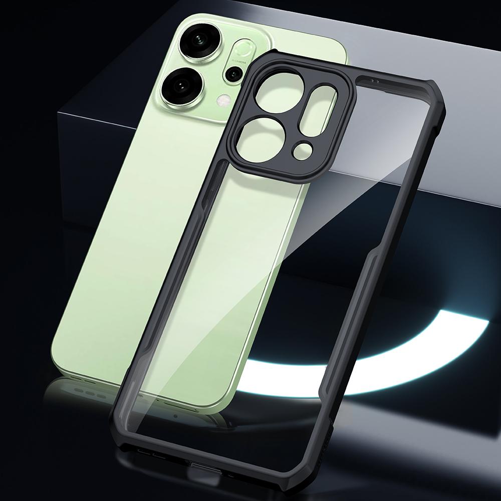 XUNDD For Oppo Reno14 5G (Global) Case Dropproof TPU+Acrylic Clear Back Phone Cover