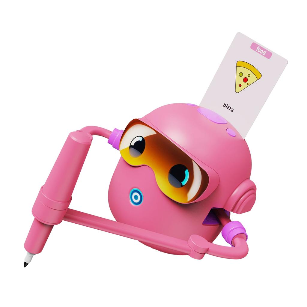 Drawing Robot Early Educational Automatic Painting Learning Toy with 100 Cards and Color Pens for Kids