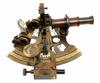 Antiker Messing Funktionierender Marine Sextant Sammlerstück Vintage Nautisches Schiff Astrolabium