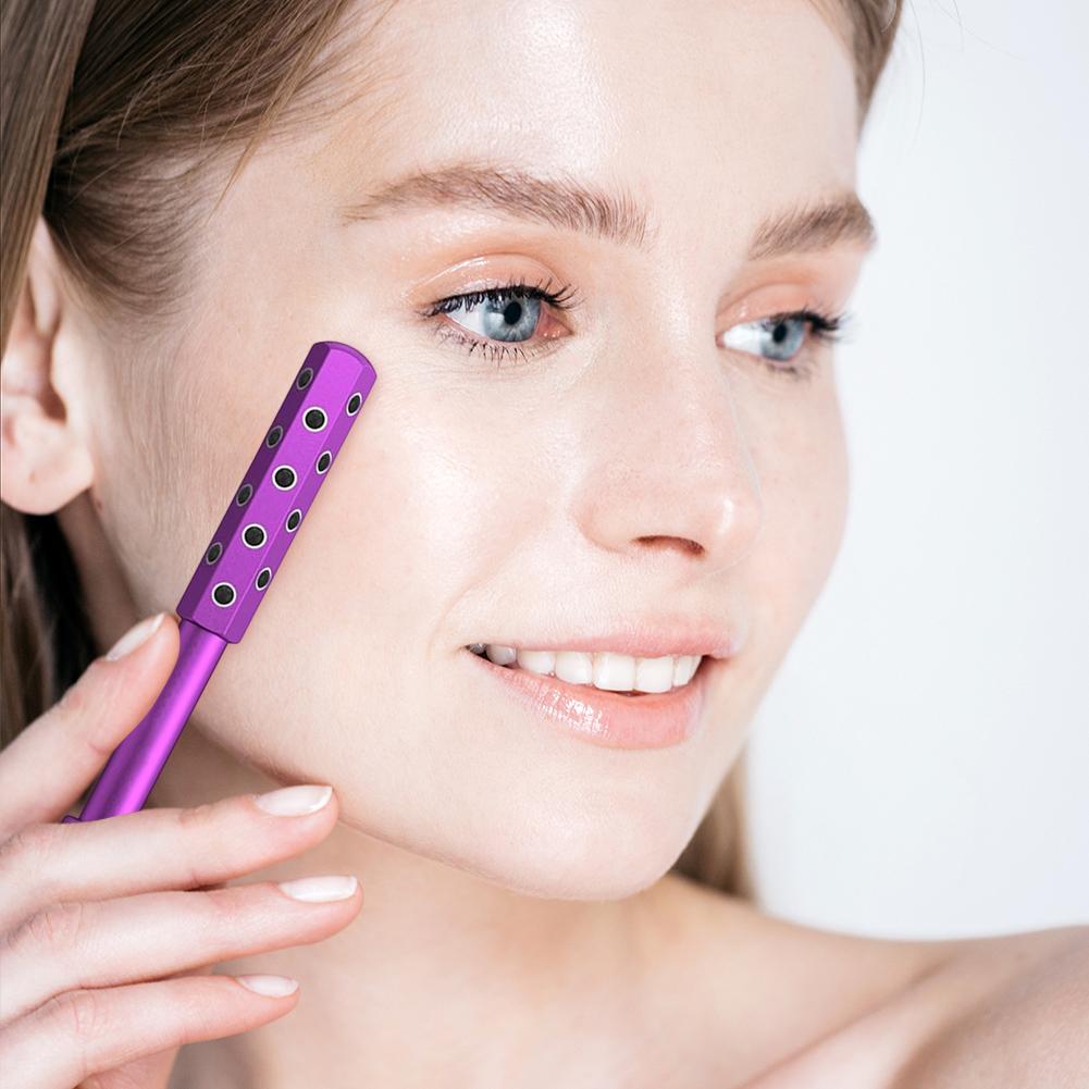 Germanium Stone Face Roller Beauty Sculptor Roller Facial Massage Tool for Face Up Lifting and Skin Care