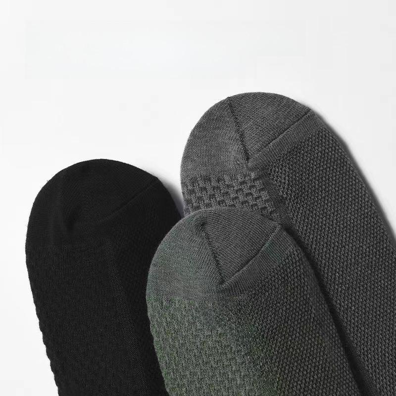 Men's Breathable Mesh Summer Boat Socks - Deodorant, Sweat-Absorbent, Casual & Business Styles