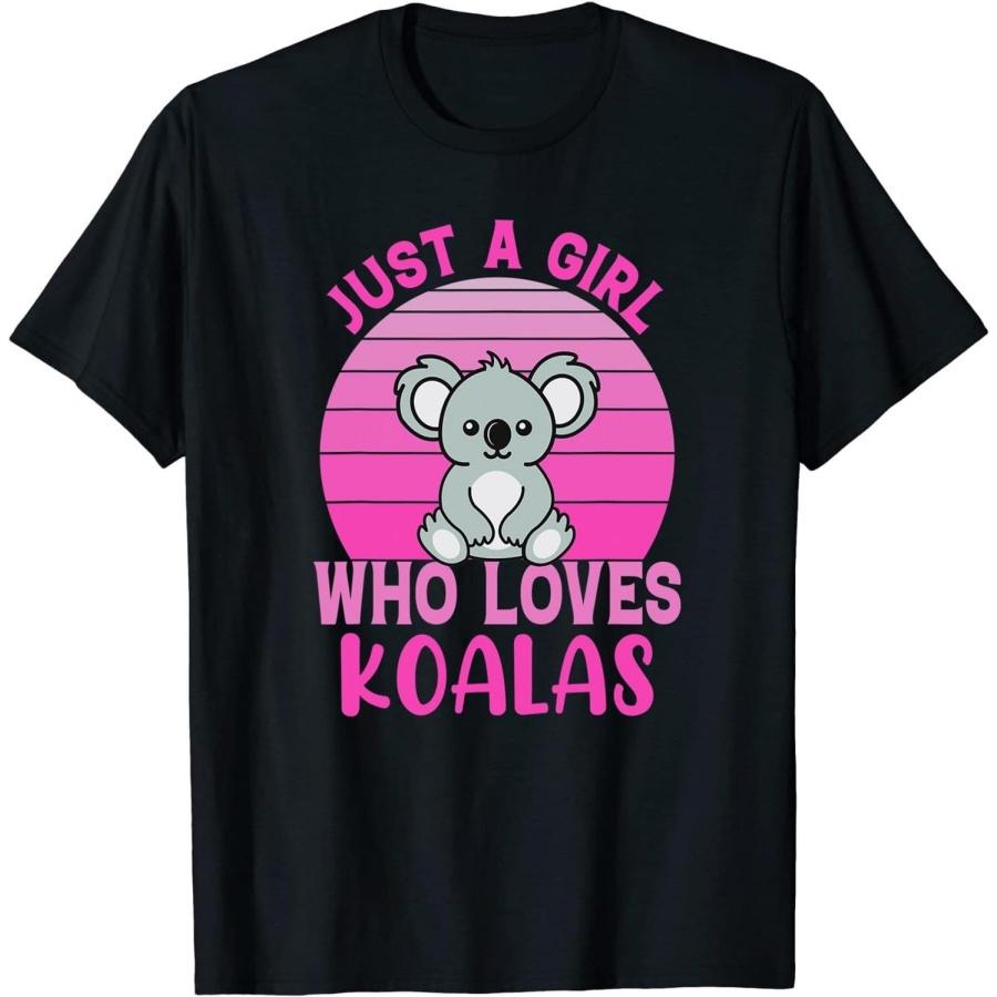 

NKNSHOP Koalas - Just A Girl Who Loves T-Shirt, Long Sleeve Shirt, Sweatshirt, Hoodie XXXXXL різнокольоровий