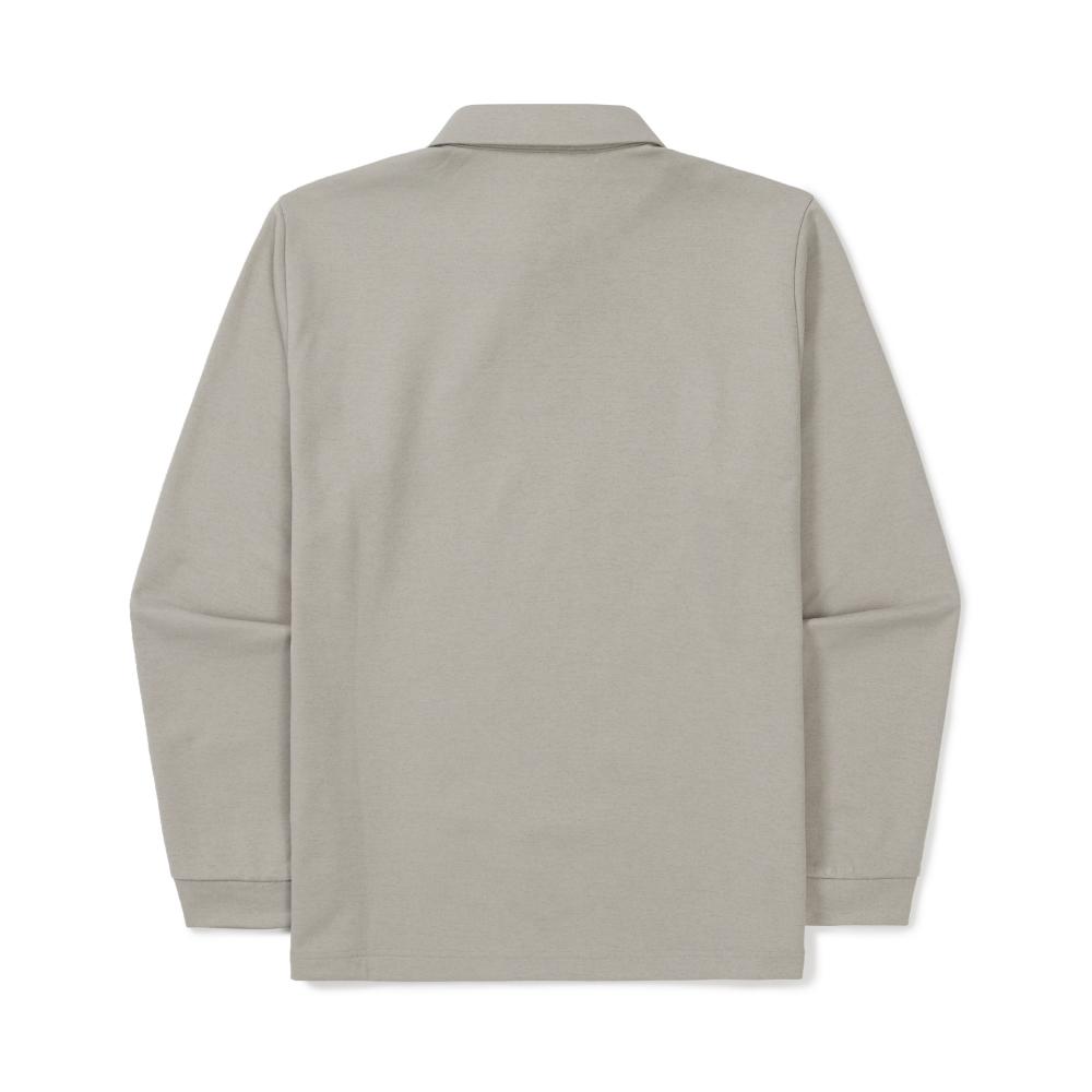 SNOWPEAK Polo Long Sleeve T-shirt Warm Gray (S25FMFPS10)