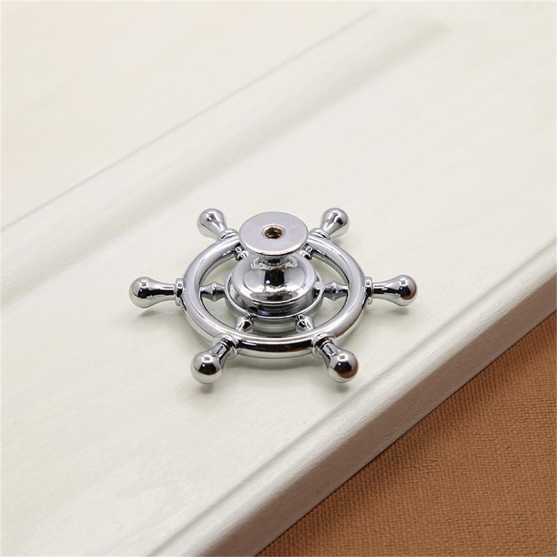 Drawer Pulls Dressers Knob Cupboard Handle Rotating Wheel Bedside Cabinet Pull