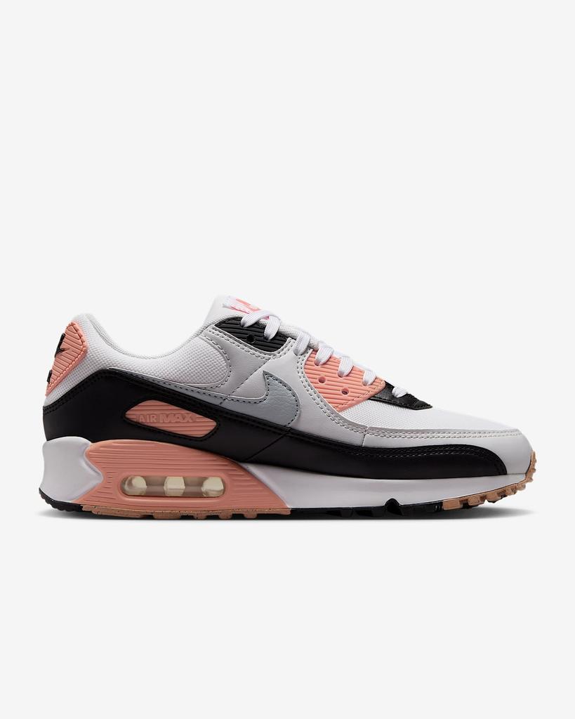 DH8010-109 Nike Air Max 90 White Black Photon Dust Wolf Grey (Women's)