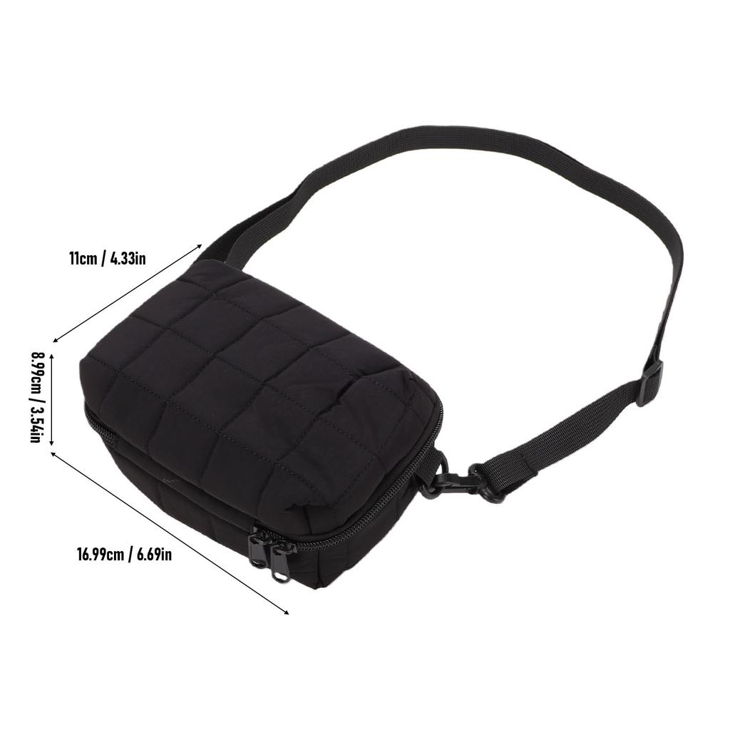 Digital Camera Case Protective Puffy Camera Case Lightweight Water Proof Small Camera Bag for Photography Black