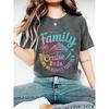 Women's Family Cruise Printed T-Shirt - Soft Machine-Washable Round Neck Top with Cruise-Themed Nautical Graphics,