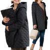 Sweet Mommy Mama Ducker Stroller Cover with Foot Size Black Coat, Quilted, Water-Repellent, Hood, Muff, F,