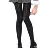 Elegant Vertical Heart Pattern Tights Stockings for Parties and Dates Women Solid Color Silk Pantyhose Leggings Hosiery