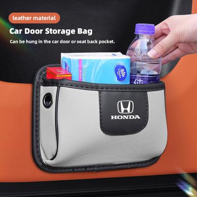 Car Door Storage Bag Interior Organizer Tidying Box Tools For Honda Civic Fit Jazz Accord Pilot CRV Odyssey Passport City HRV Ws1