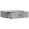 Wall Mounted Side Table Grey Sonoma 59 x 34.5 x 17 cm