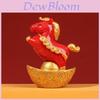 Chinese Style Nianhao Small Wealth Horse Resin Car Decor Creative Gift For Office And Home